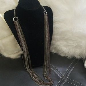 Long chain lady necklace